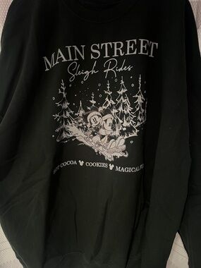 Dark Green Disney Christmas Sweatshirt